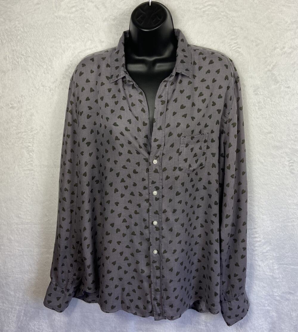 Frank & Eileen 100% Modal Button Up Shirt Women’s XL Quiet Luxury